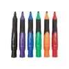 DuraMark Permanent Markers, Chisel Tip, Assorted, 6/Pack (19154)
