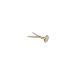 Staples Round Head Fasteners, Gold, 100/Pack (44412)