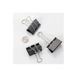 Officemate Binder Clips, Large, Black, 12/Box (99100) -Office Product Shop sp43801066 sc7