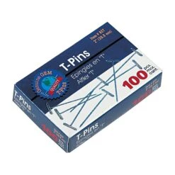 Advantus T Pins, Silver, 2", 100/Box (85T) -Office Product Shop sp43801070 sc7