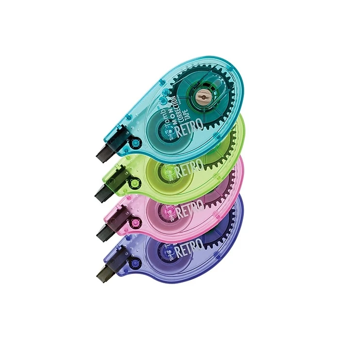 Tombow® Tombow MONO Retro Correction Tape, White, 4/Pack (68679) 4 Tombow® Tombow MONO Retro Correction Tape, White, 4/Pack (68679) - Image 2