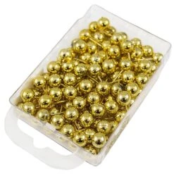 JAM Paper Map Tacks Push Pins, Gold, 100/Pack (22432213) 10 JAM Paper Map Tacks Push Pins, Gold, 100/Pack (22432213) -Office Product Shop sp4798100 sc7