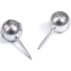 JAM Paper Colored Map Tacks, Silver, 2 Packs Of 100 (22432214A) -Office Product Shop sp4798118 sc7