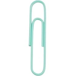 JAM Paper Jumbo Paper Clips, Teal, 3 Packs Of 75 (21832065B) -Office Product Shop sp4798222 sc7