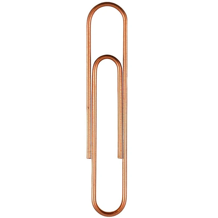 JAM Paper Jumbo Paper Clip, Rose Gold, 3 Packs Of 75 (21832059B) 5 JAM Paper Jumbo Paper Clip, Rose Gold, 3 Packs Of 75 (21832059B) - Image 3