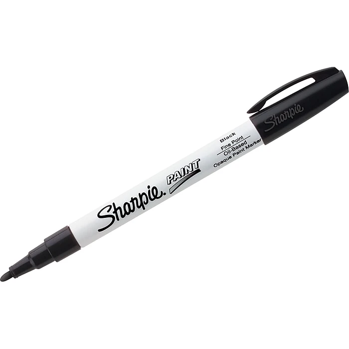 Sharpie Paint Oil-Based Marker, Fine Tip, Black Ink (1873933) 3 Sharpie Paint Oil-Based Marker, Fine Tip, Black Ink (1873933)