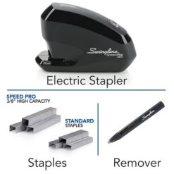 Swingline® Speed Pro™ Electric Stapler Value Pack, 45 Sheet Capacity, Black (42141) 9 Swingline® Speed Pro™ Electric Stapler Value Pack, 45 Sheet Capacity, Black (42141) -Office Product Shop sp56867909 sc7
