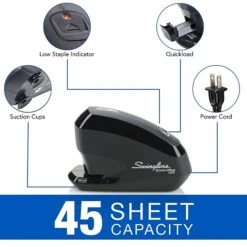 Swingline® Speed Pro™ Electric Stapler Value Pack, 45 Sheet Capacity, Black (42141) 10 Swingline® Speed Pro™ Electric Stapler Value Pack, 45 Sheet Capacity, Black (42141) -Office Product Shop sp56867912 sc7