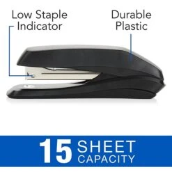 Swingline® Standard Desktop Stapler, Eco Version, 15 Sheet Capacity, Black (54501) -Office Product Shop sp56867980 sc7