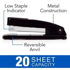 Swingline Desktop Stapler, 20 Sheet Capacity, Black (44401) -Office Product Shop sp56867989 sc7