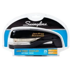 Swingline® Optima® Desk Stapler, 25 Sheet Capacity, Graphite Black (87800) -Office Product Shop sp56868016 sc7