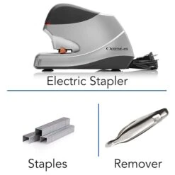Swingline® Optima® Electric Stapler Value Pack (High Capacity Staples & Remover), 45 Sheet Capacity, Silver (48209) -Office Product Shop sp56868035 sc7