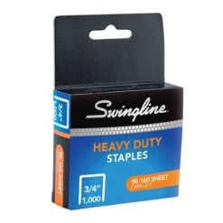 Swingline® Standard Staples, 1/4" Length, 210 Per Strip, 5,000/Per Box, 5/Box (35101S) -Office Product Shop sp56870967 sc7