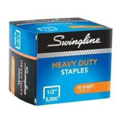 Swingline® Heavy Duty Staples, 1/2" Length, 5,000/Box (79392) 7 Swingline® Heavy Duty Staples, 1/2" Length, 5,000/Box (79392) -Office Product Shop sp56871045 sc7