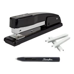 Swingline Commercial Desktop Stapler, 20-Sheet Capacity, Black, 5000 Staples (S7044401STP)
