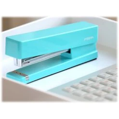 Poppin Desktop Stapler, 20-Sheet Capacity, Aqua (100160) -Office Product Shop sp59992333 sc7