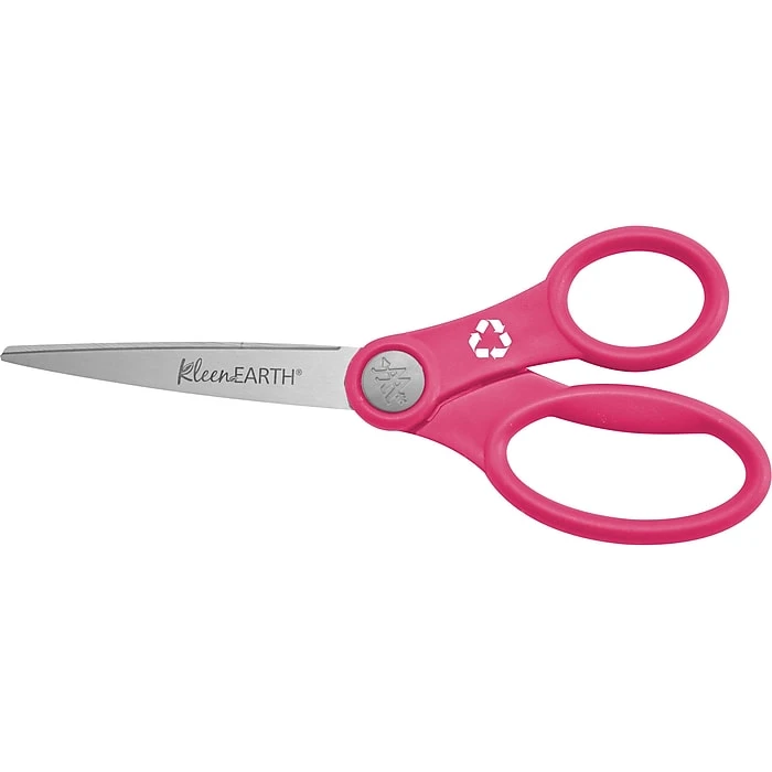 Westcott KleenEarth 8" Stainless Steel Standard Scissors, Assorted Colors, 2/Pack (14882) 7 Westcott KleenEarth 8" Stainless Steel Standard Scissors, Assorted Colors, 2/Pack (14882) - Image 5