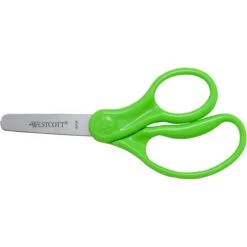 Westcott® School 5" Stainless Steel Kid's Scissors, Blunt Tip, Assorted Colors, 6/Pack (16454) -Office Product Shop sp83311289 sc7