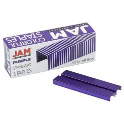 JAM Paper Colorful Staples, 1/4" Leg Length, Purple, 5000/Box (335PUZ) -Office Product Shop sp92366683 sc7