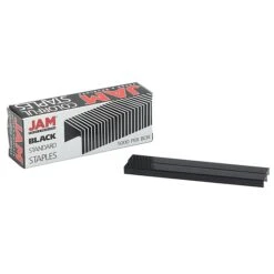 JAM Paper Colorful Staples, 1/4" Leg Length, Black, 5000/Box (335BLZ) -Office Product Shop sp92366692 sc7
