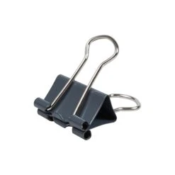 JAM Paper Colored Binder Clips, Small, 3/8" Capacity, Grey, 25/Pack (334BCGY) -Office Product Shop sp93881015 sc7