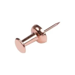 JAM Paper Push Pins, Rose Gold, 100/Pack (22432063) 10 JAM Paper Push Pins, Rose Gold, 100/Pack (22432063) -Office Product Shop sp97365326 sc7
