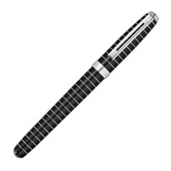 Sheaffer Prelude Rollerball Pen, Striped Black Lacquer & Chrome -Office Product Shop sx8c7skgzked3sxsj9mx 1
